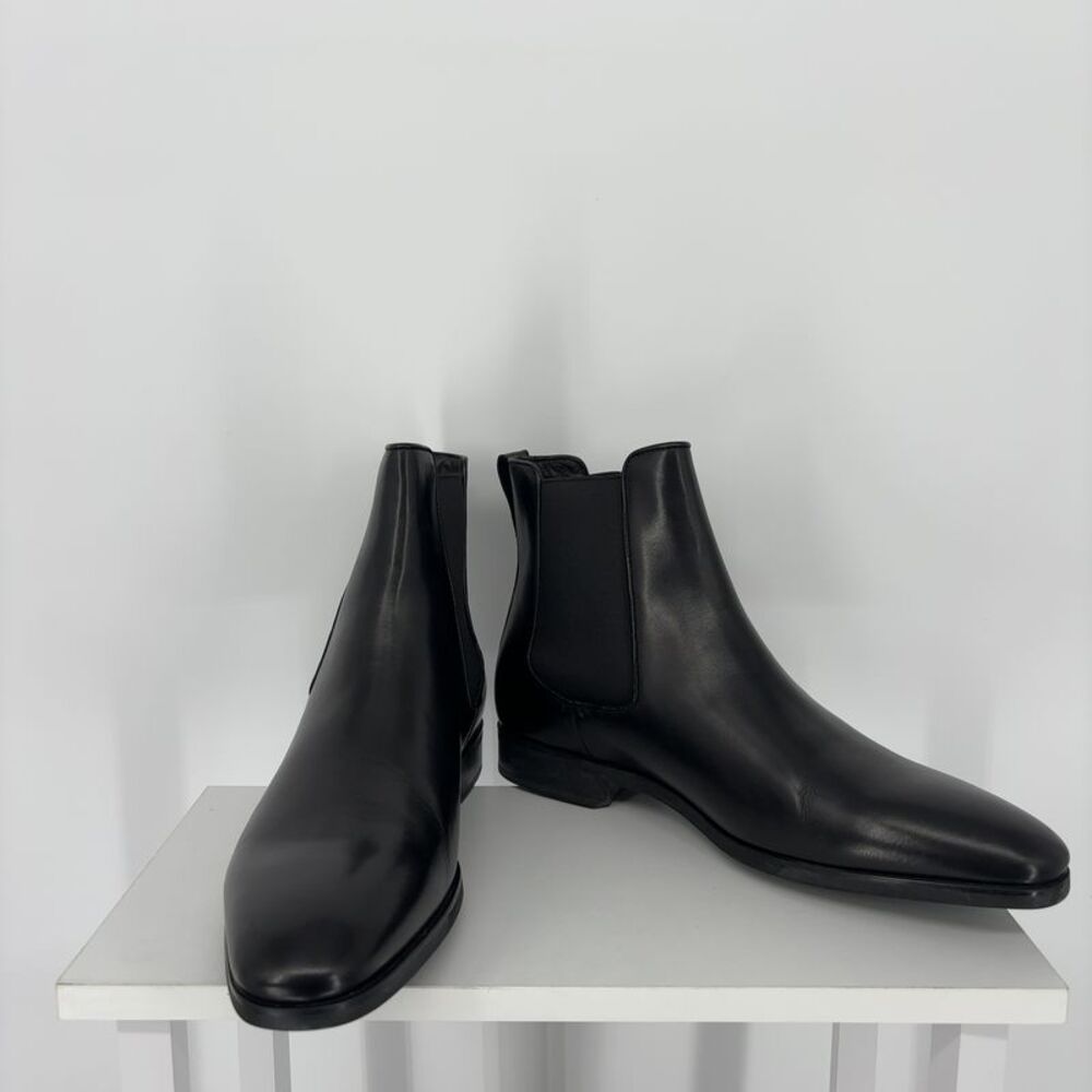 To Boot Black Leather Chukka Chelsea Boots